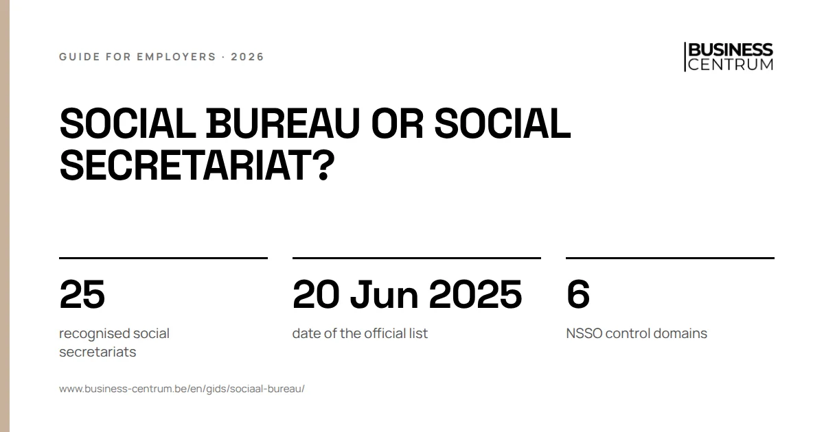 Social bureau or social secretariat?: recognised social secretariats 25, date of the official list 20 June 2025, NSSO control domains 6